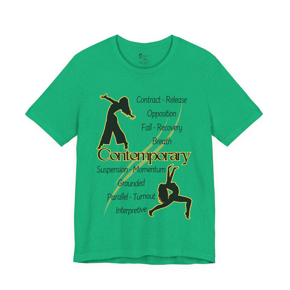 Adult Contemporary Modern Dancers Graphic T-Shirt
