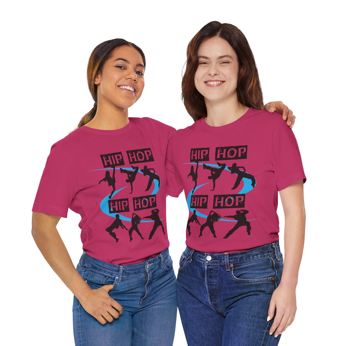Adult Bold Hip Hop Dancers Graphic T-Shirt