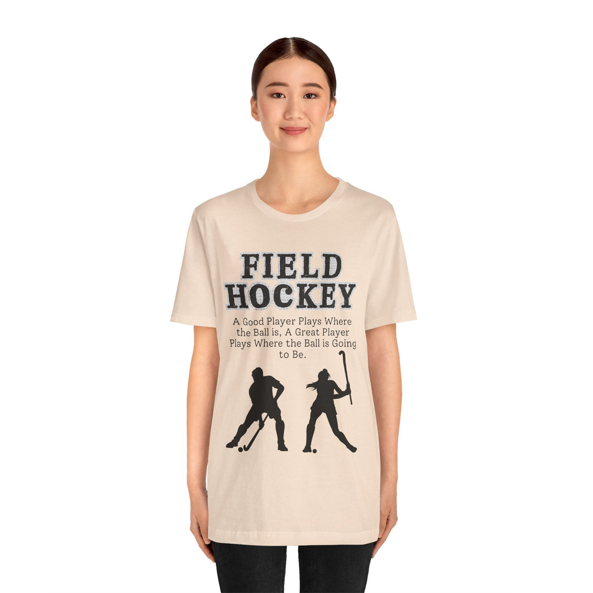 Adult Field Hockey Graphic T-Shirt
