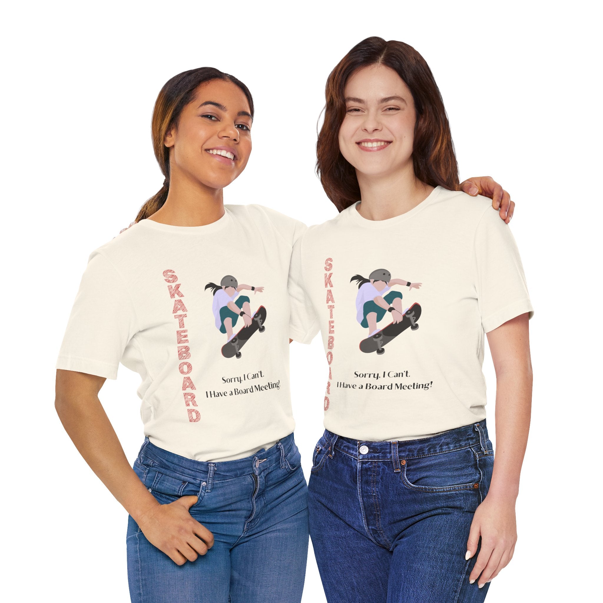 Adult Skateboard Female Graphic T-Shirt