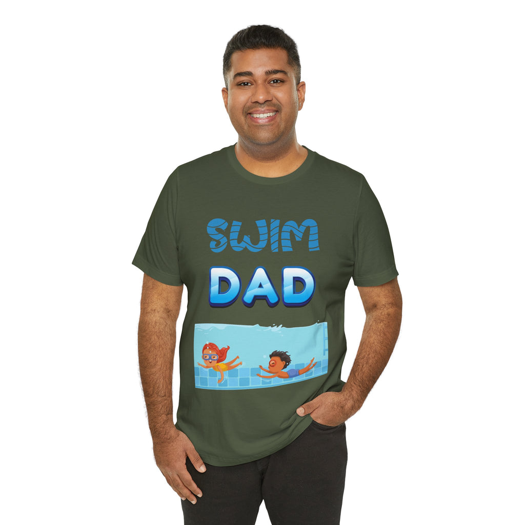 Adult Dad Swim Graphic T-Shirt