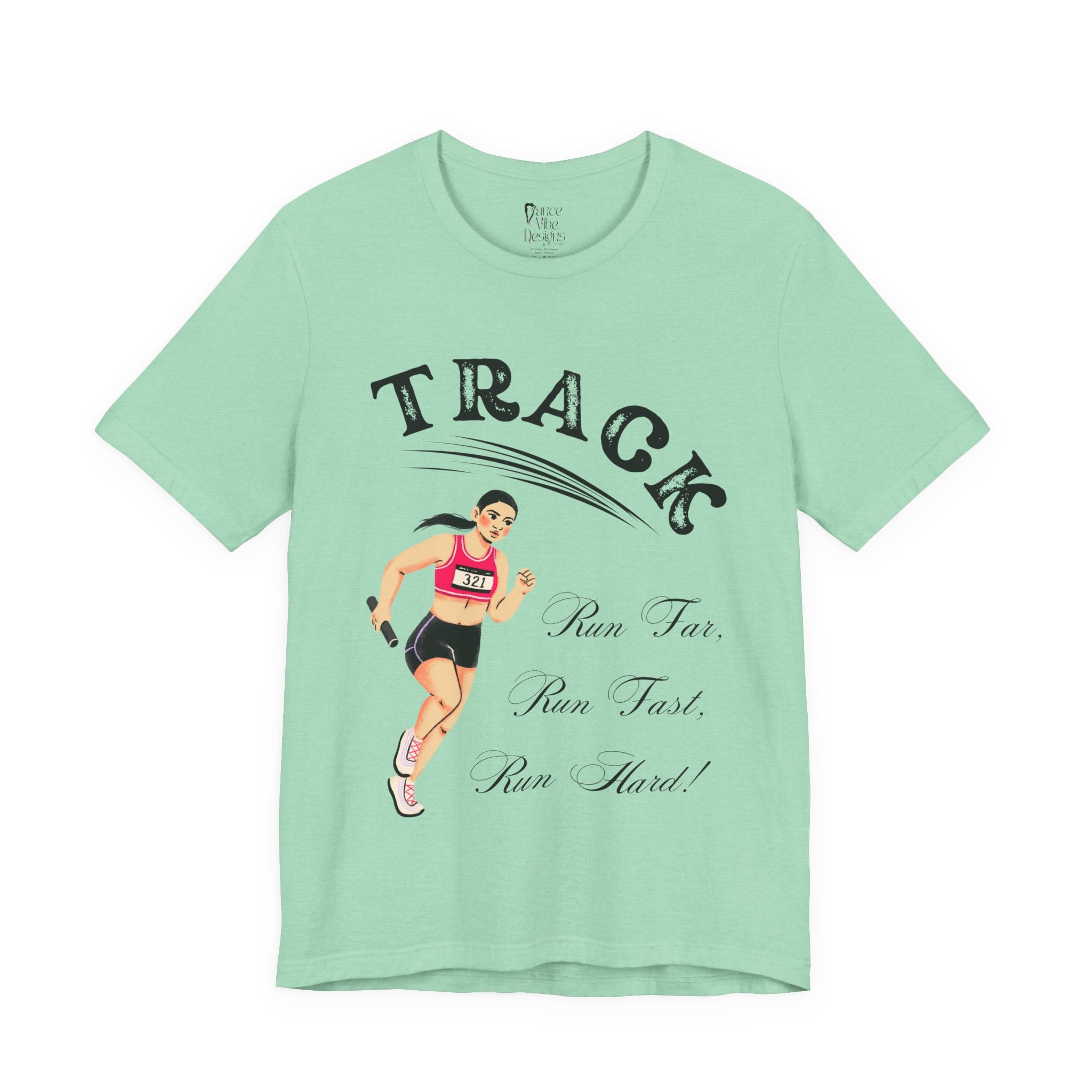 Adult Track Female Graphic T-Shirt