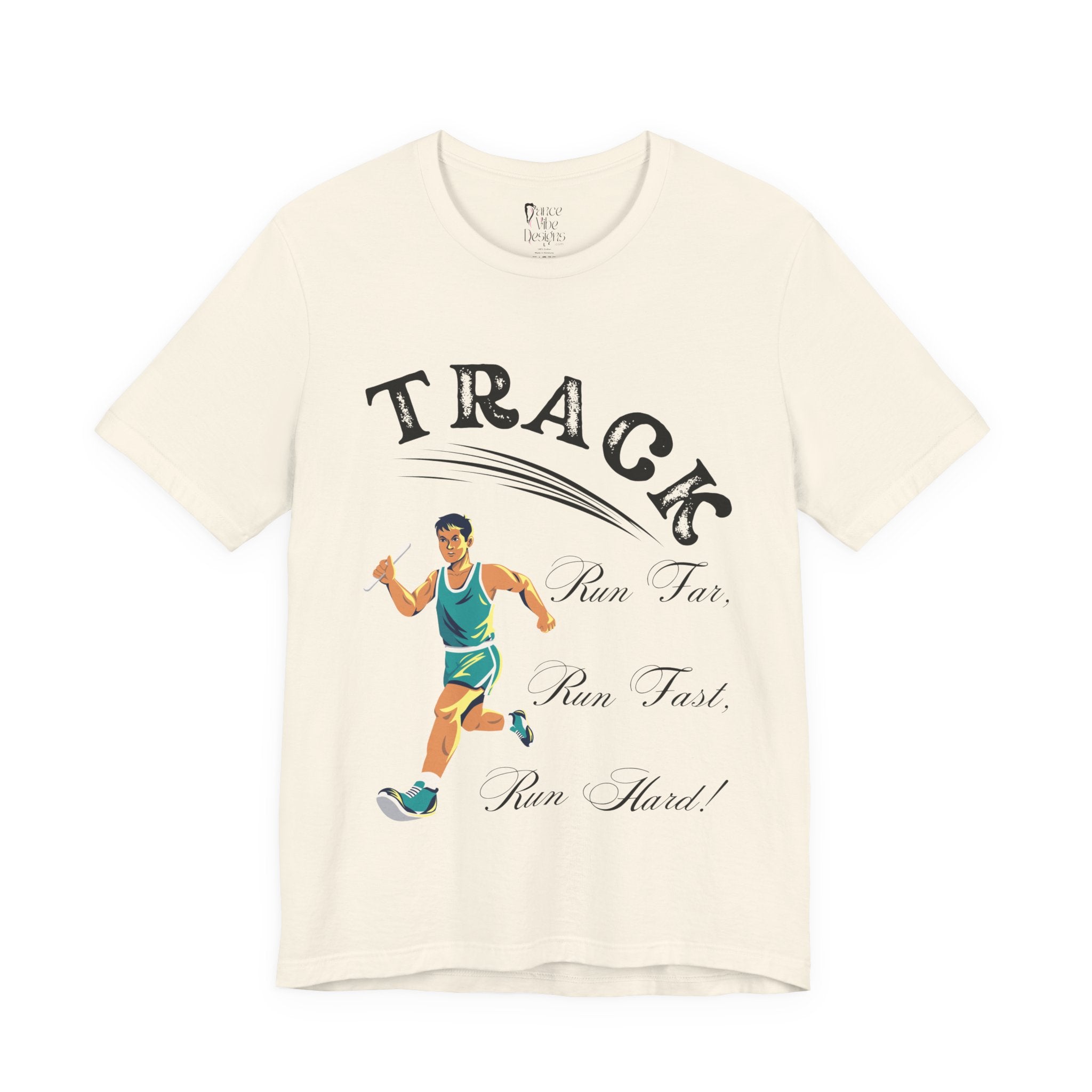 Adult Track Male Graphic T-Shirt