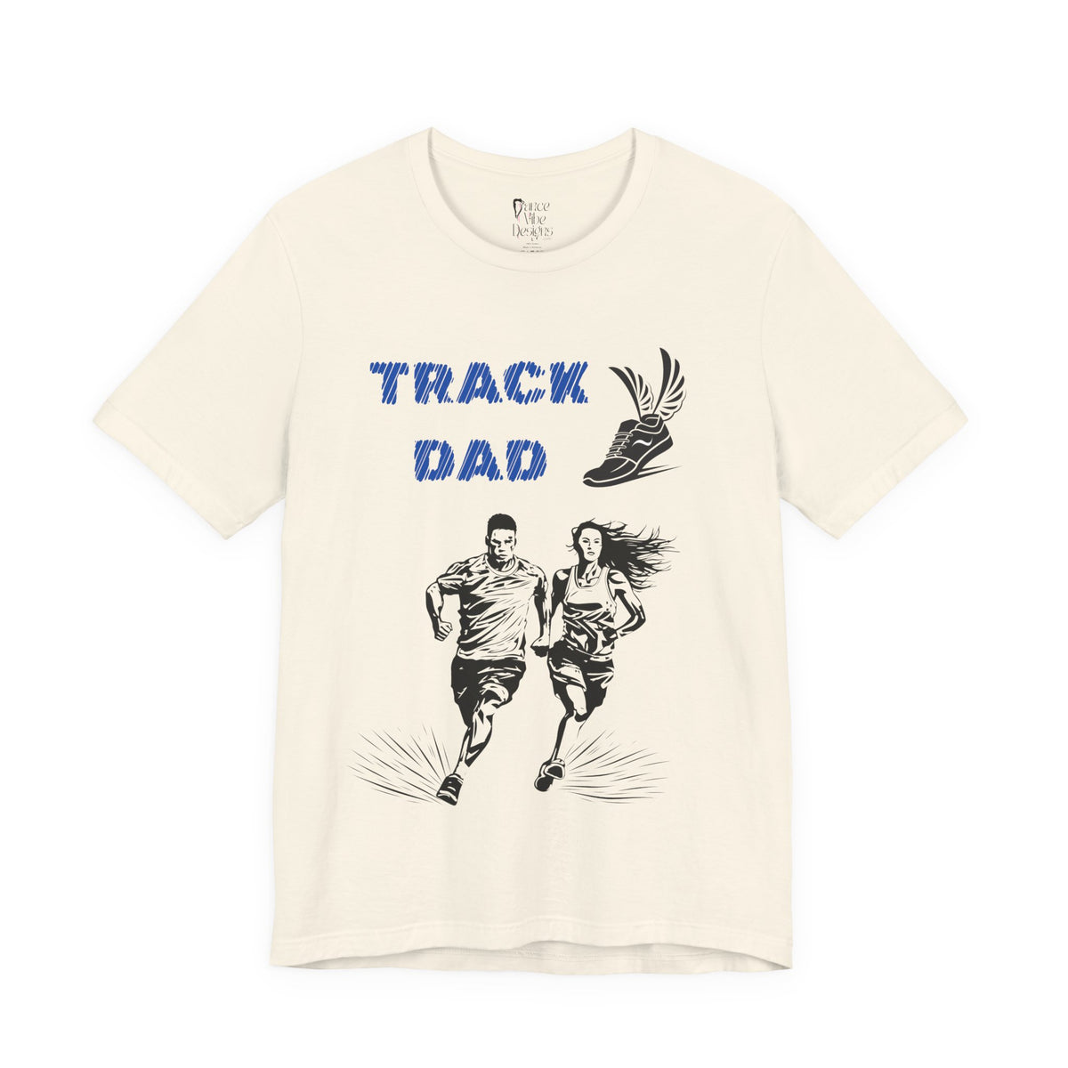 Adult Dad Track Graphic T-Shirt