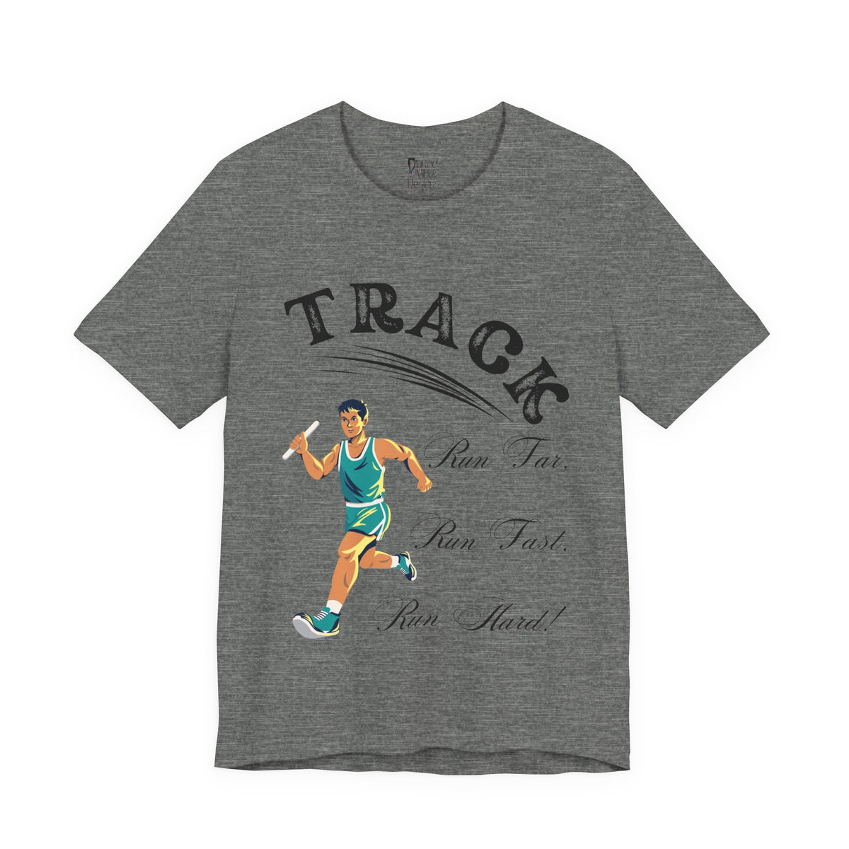 Adult Track Male Graphic T-Shirt