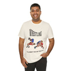 Adult Wrestling I'll Meet You On The Mat Graphic T-Shirt