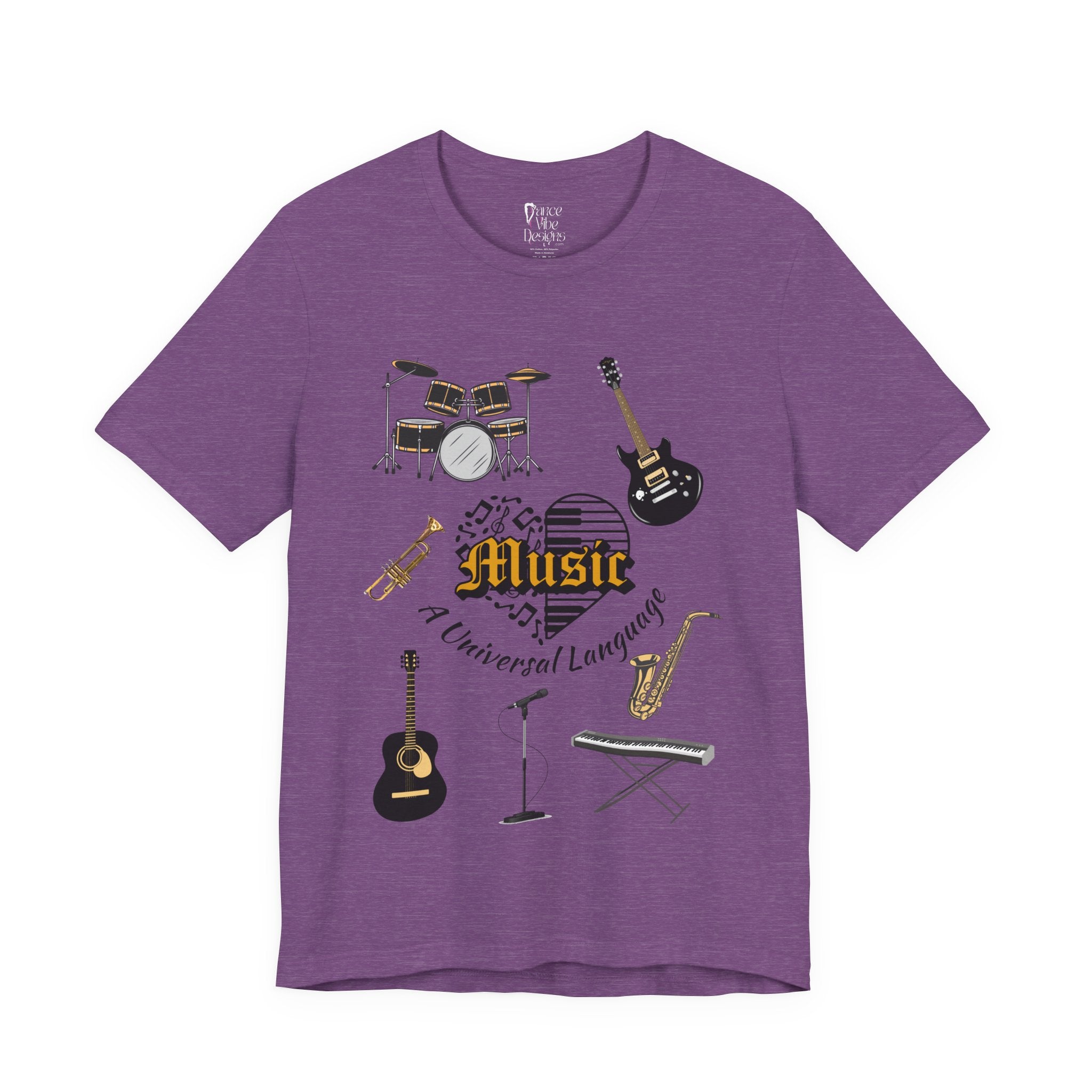 Adult Music A Universal Language Graphic T-Shirt