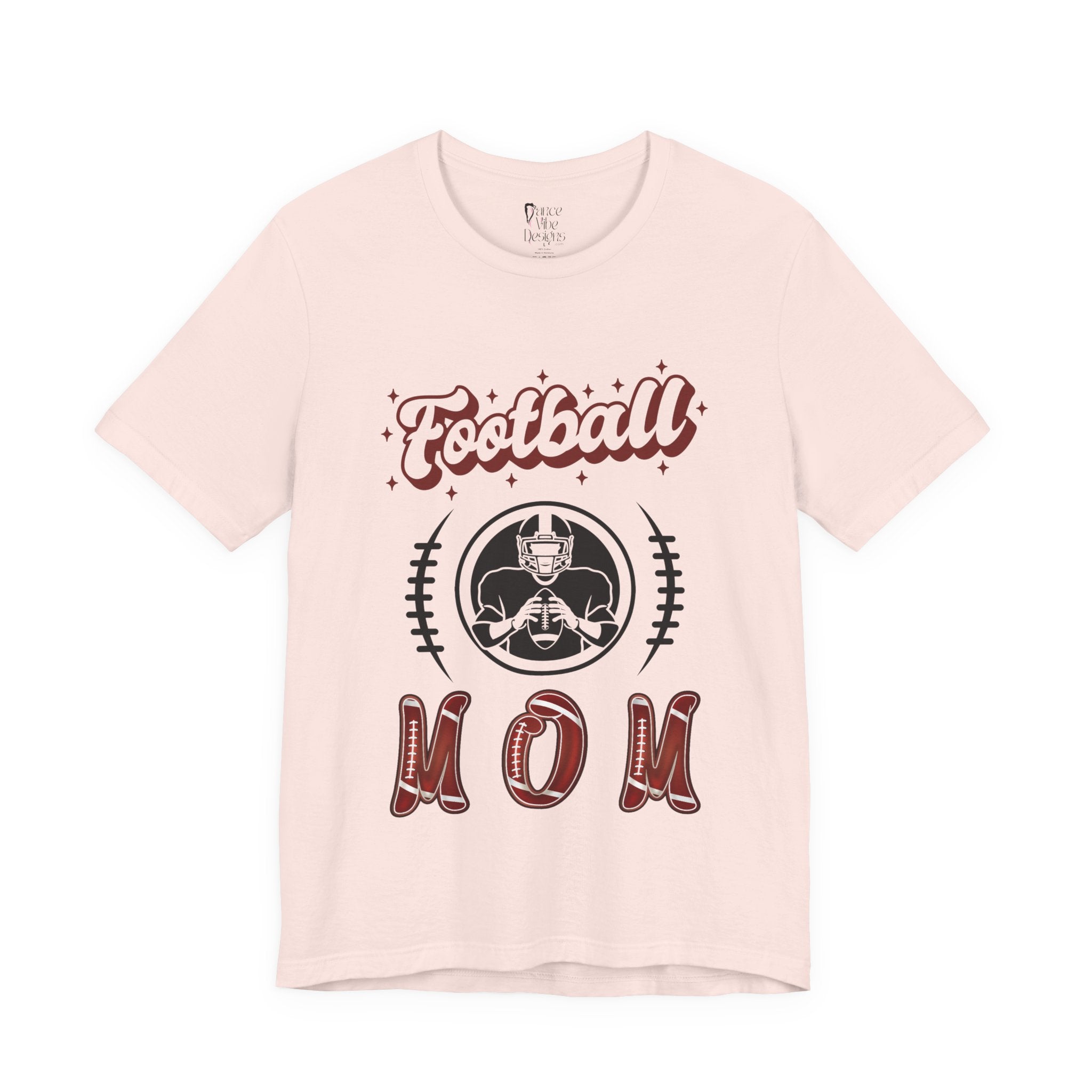 Adult Mom Football Graphic T-Shirt