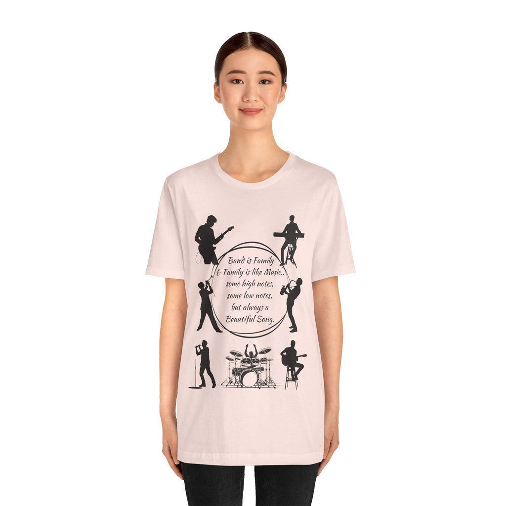 Adult Band Is Family Graphic T-Shirt