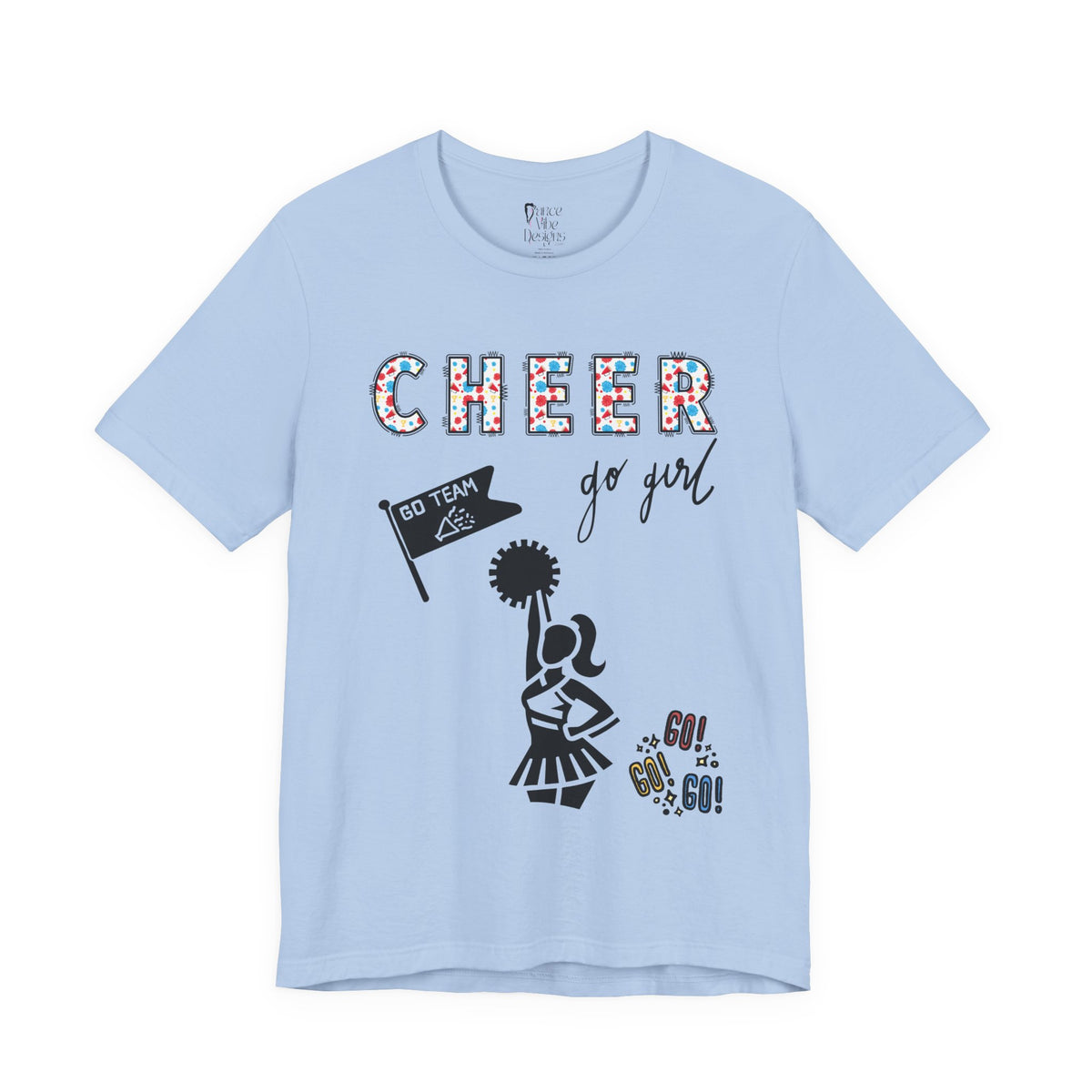Adult Cheer Go Girl Graphic T-Shirt