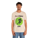 Adult Football Life Graphic T-Shirt