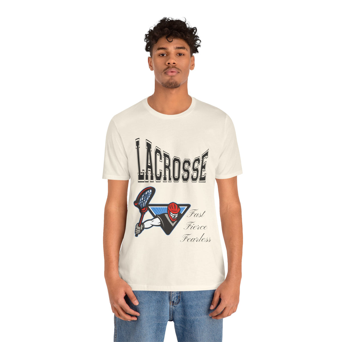 Adult Lacrosse Male Graphic T-Shirt