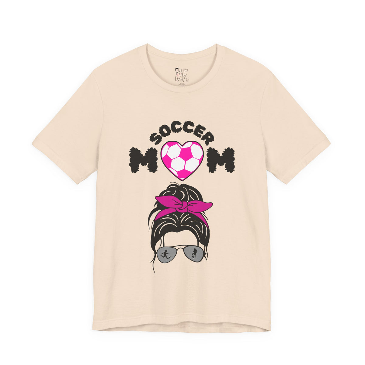 Adult Mom Soccer Graphic T-Shirt
