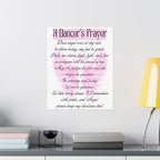 A Dancer's Prayer theatre wall art poster on bedroom wall great gift for performers and dancers Size 16x20