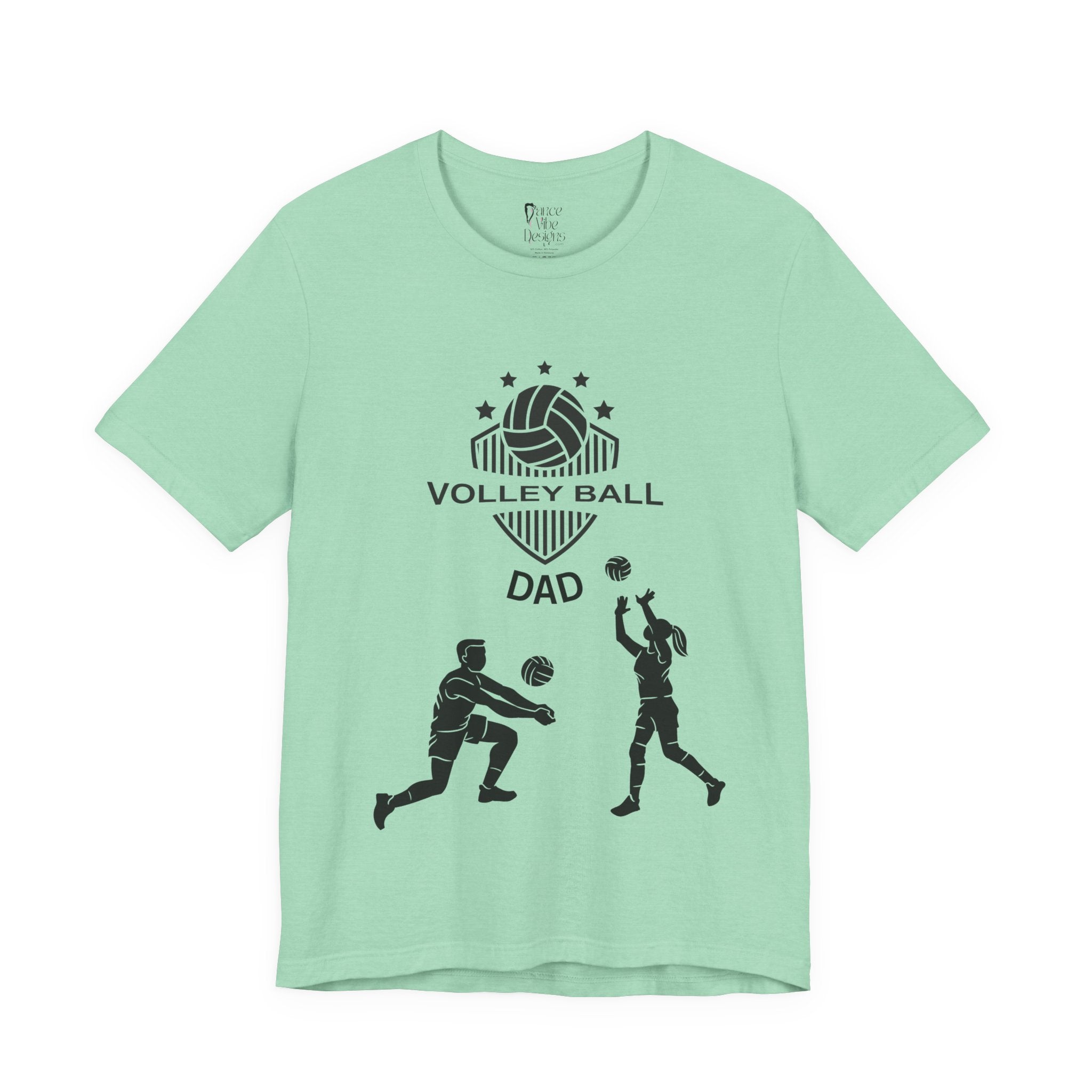 Adult Dad Volleyball Graphic T-Shirt