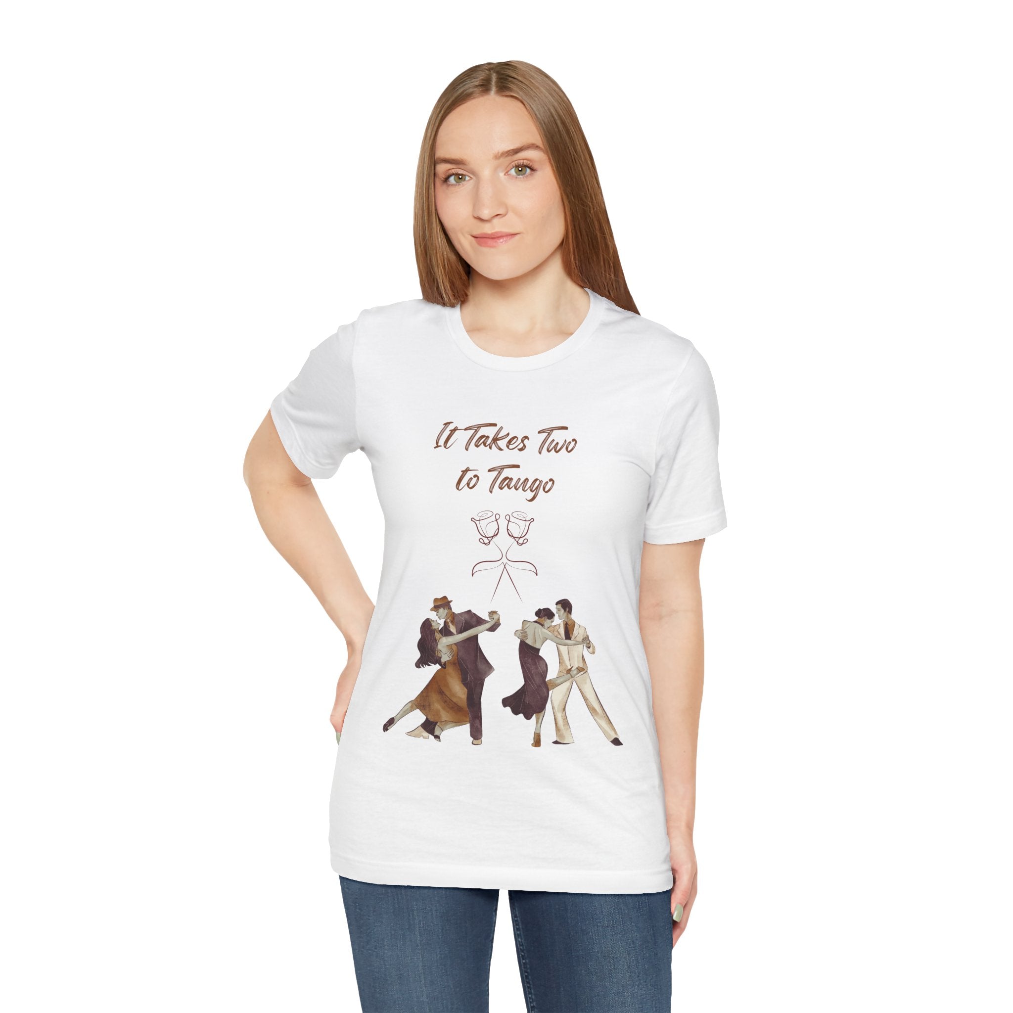 Adult Two to Tango Latin Ballroom Graphic T-Shirt