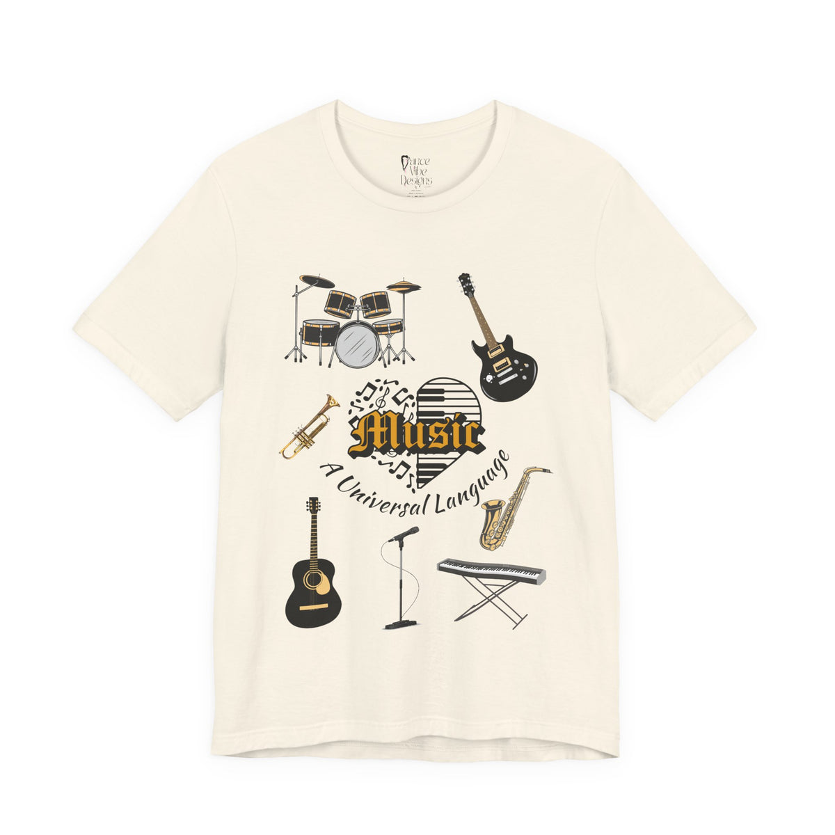 Adult Music A Universal Language Graphic T-Shirt
