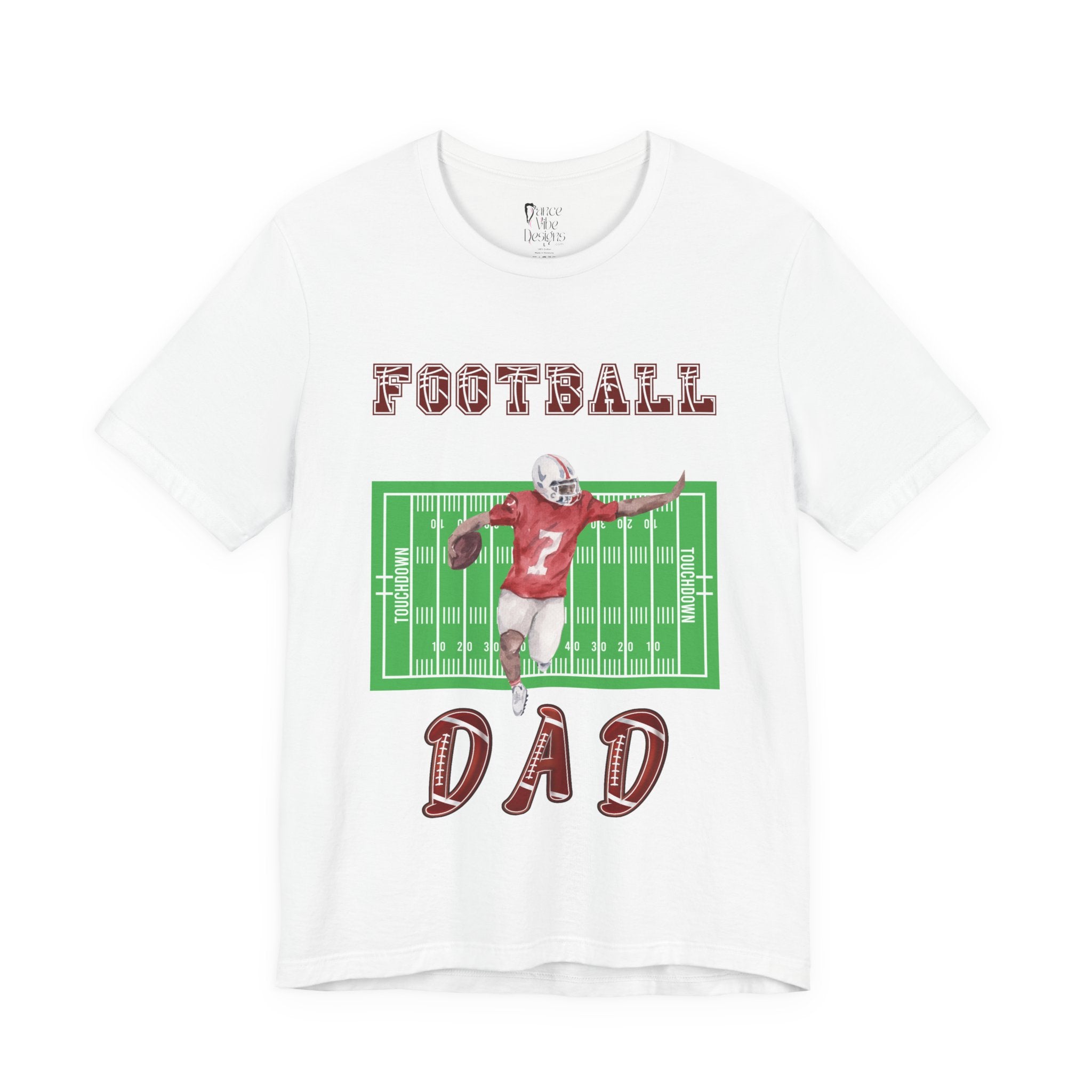 Adult Dad Football Graphic T-Shirt