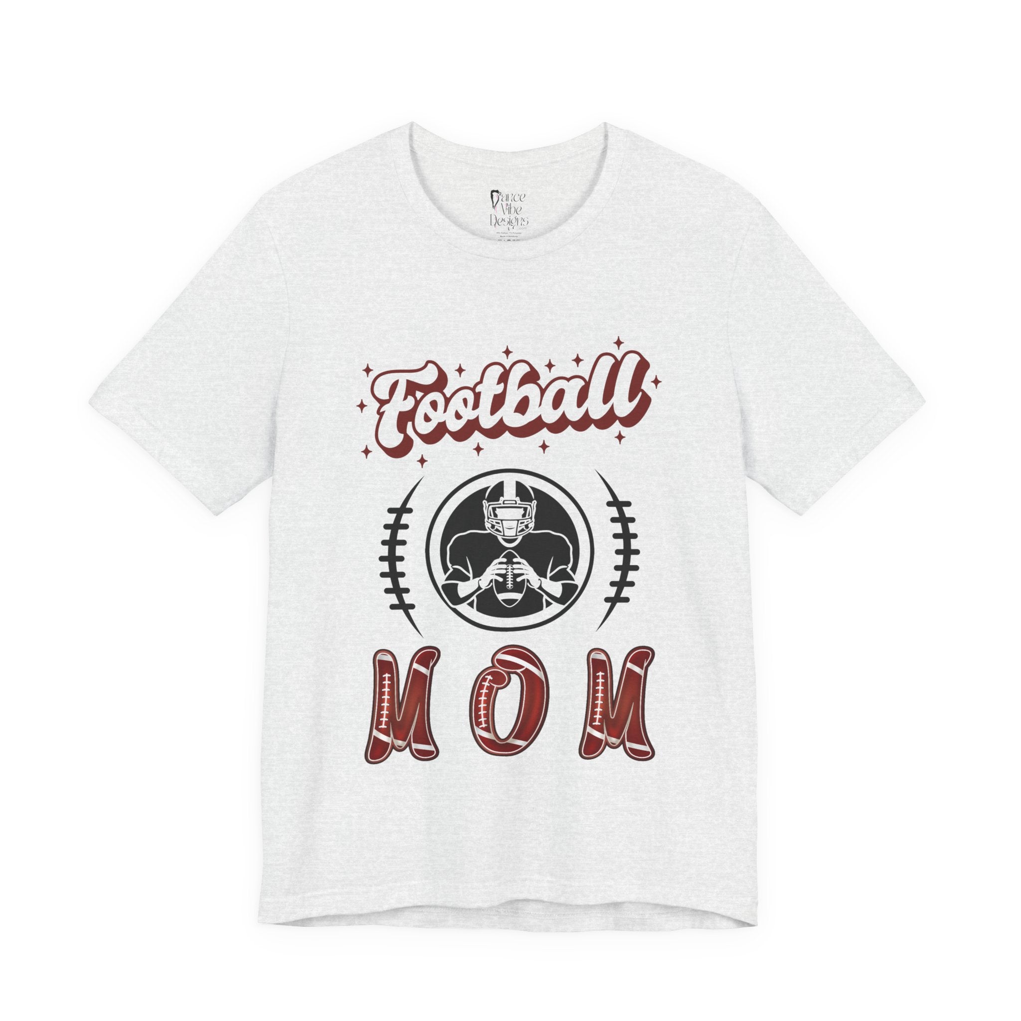Adult Mom Football Graphic T-Shirt