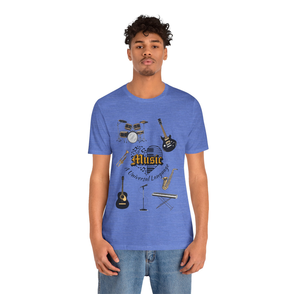Adult Music A Universal Language Graphic T-Shirt