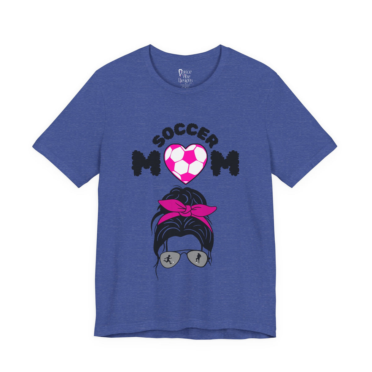 Adult Mom Soccer Graphic T-Shirt