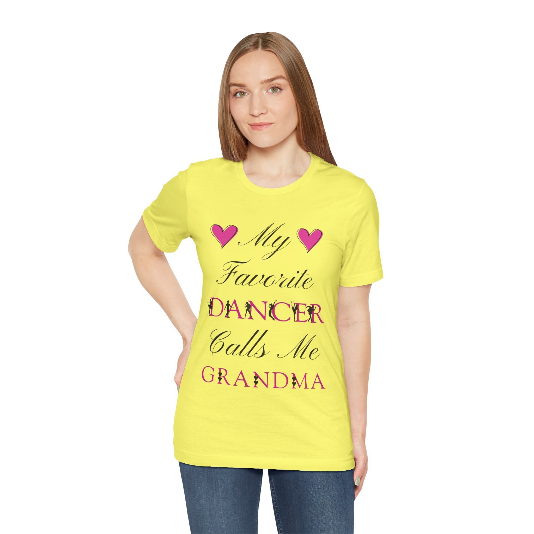 Adult My Favorite Dancer Calls Me Grandma Graphic T-Shirt