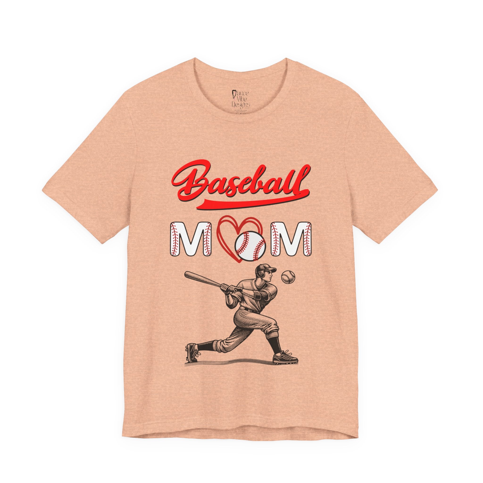 Adult Mom Baseball Graphic T-Shirt