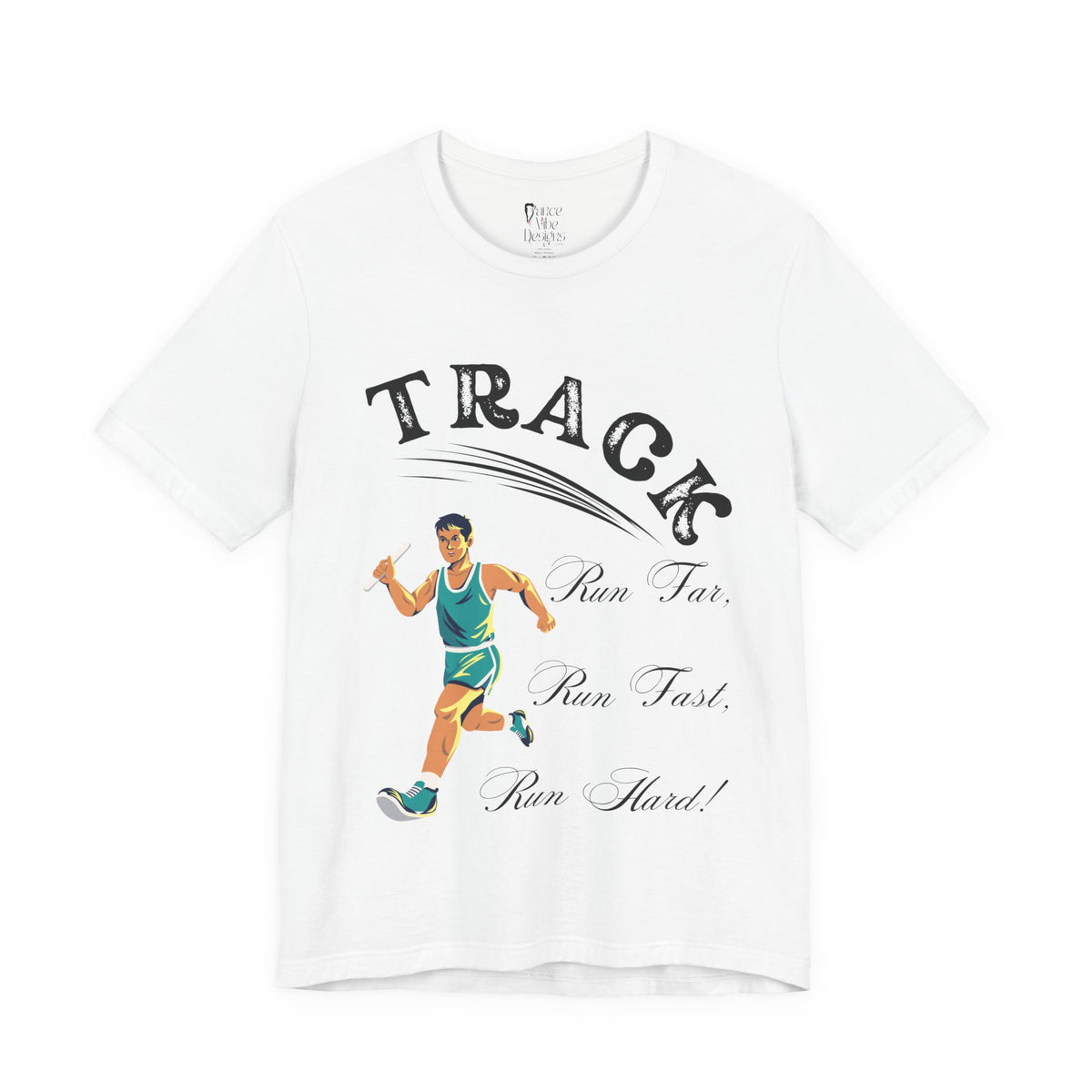 Adult Track Male Graphic T-Shirt