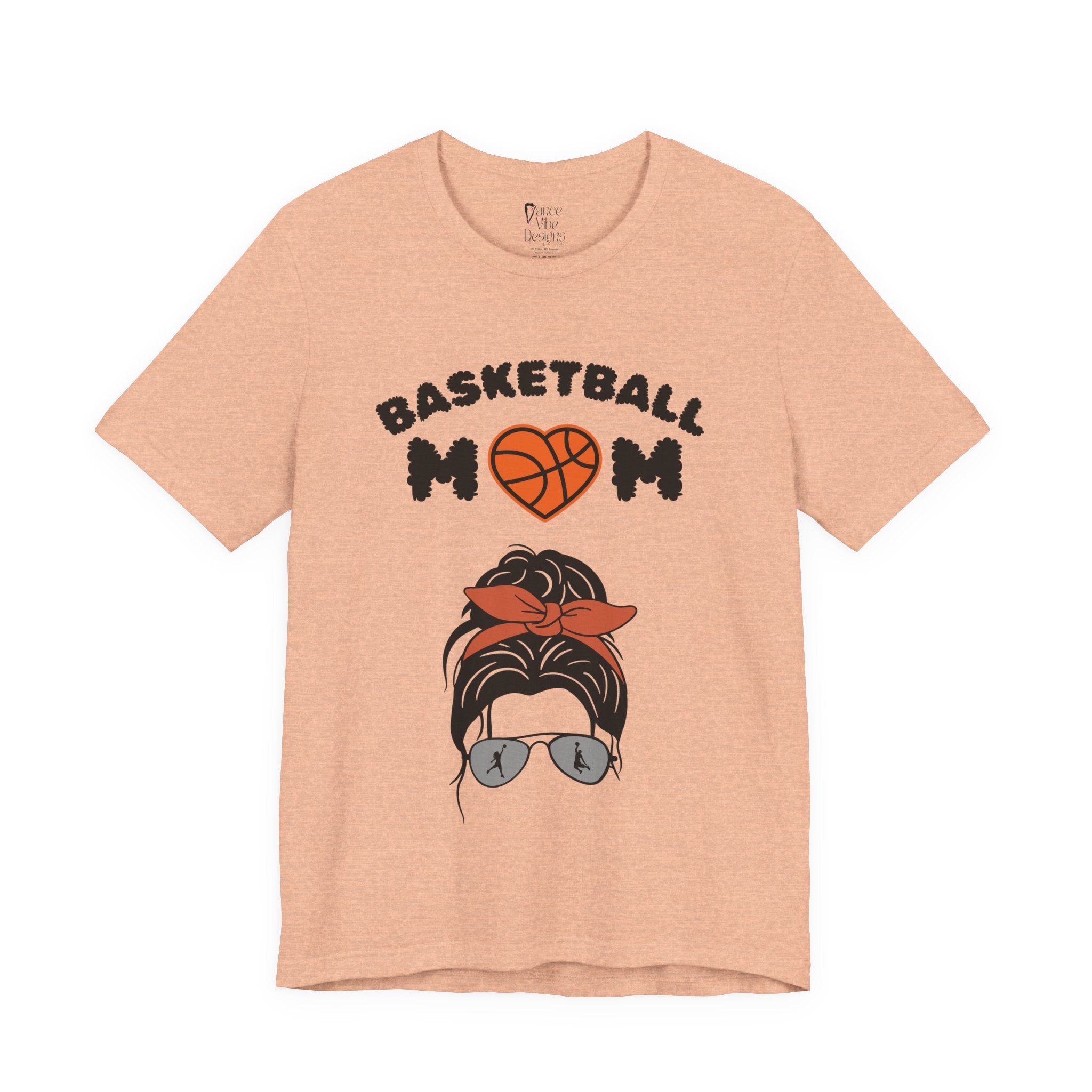 Adult Mom Basketball Graphic T-Shirt