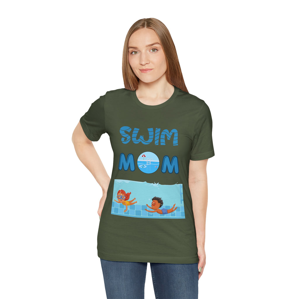 Adult Mom Swim Graphic T-Shirt