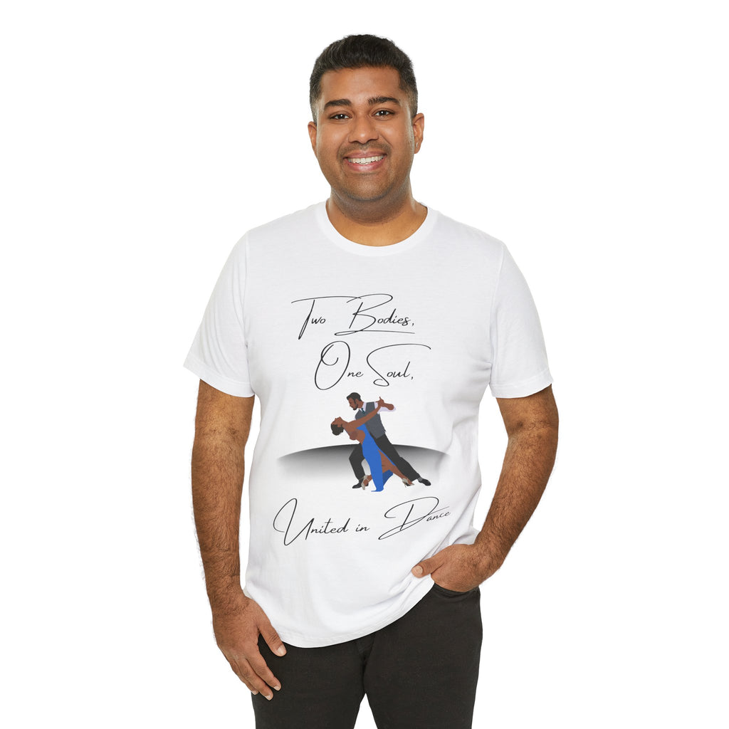 Adult Two Bodies One Soul Ballroom Latin Dance Couple Graphic T-Shirt