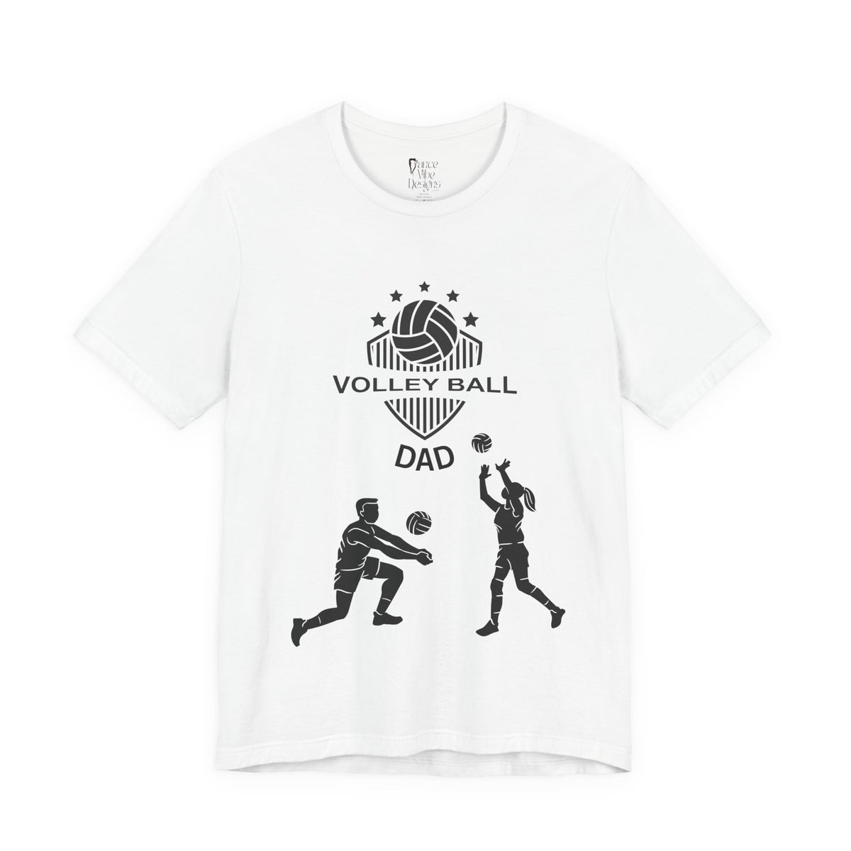 Adult Dad Volleyball Graphic T-Shirt