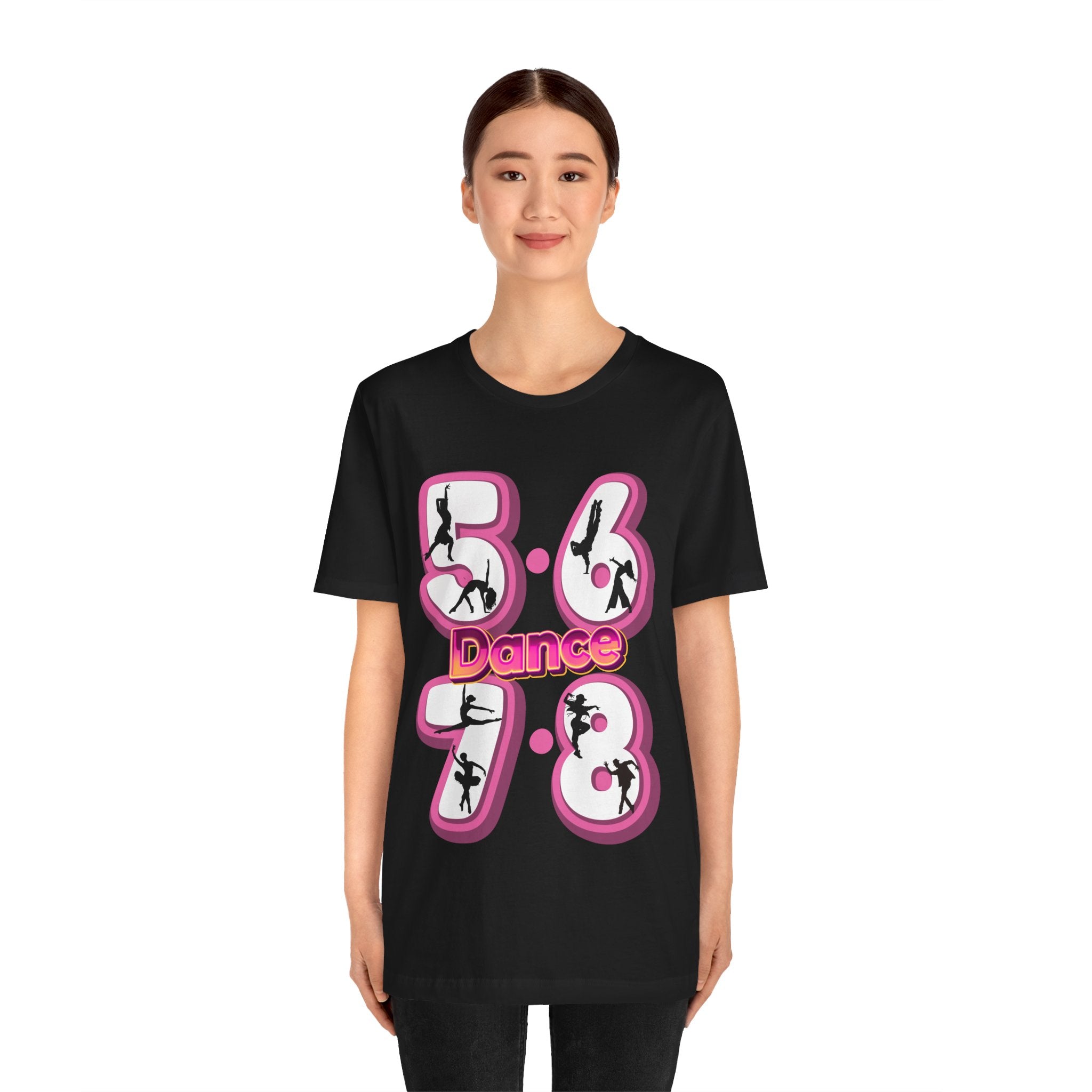 Adult 5 6 7 8 Dance Graphic T-Shirt