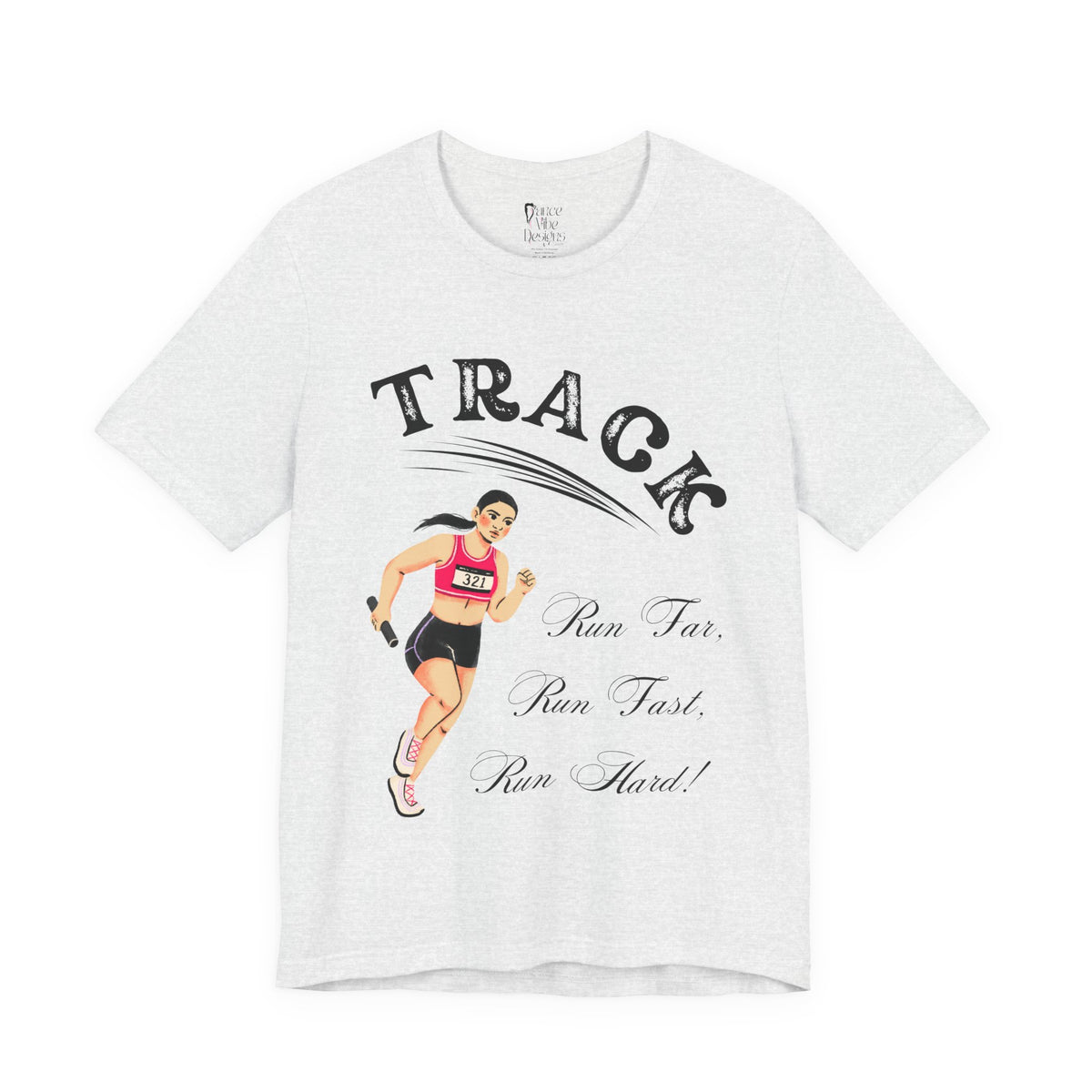 Adult Track Female Graphic T-Shirt