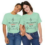 Adult Where Words Fail Music Speaks Graphic T-Shirt