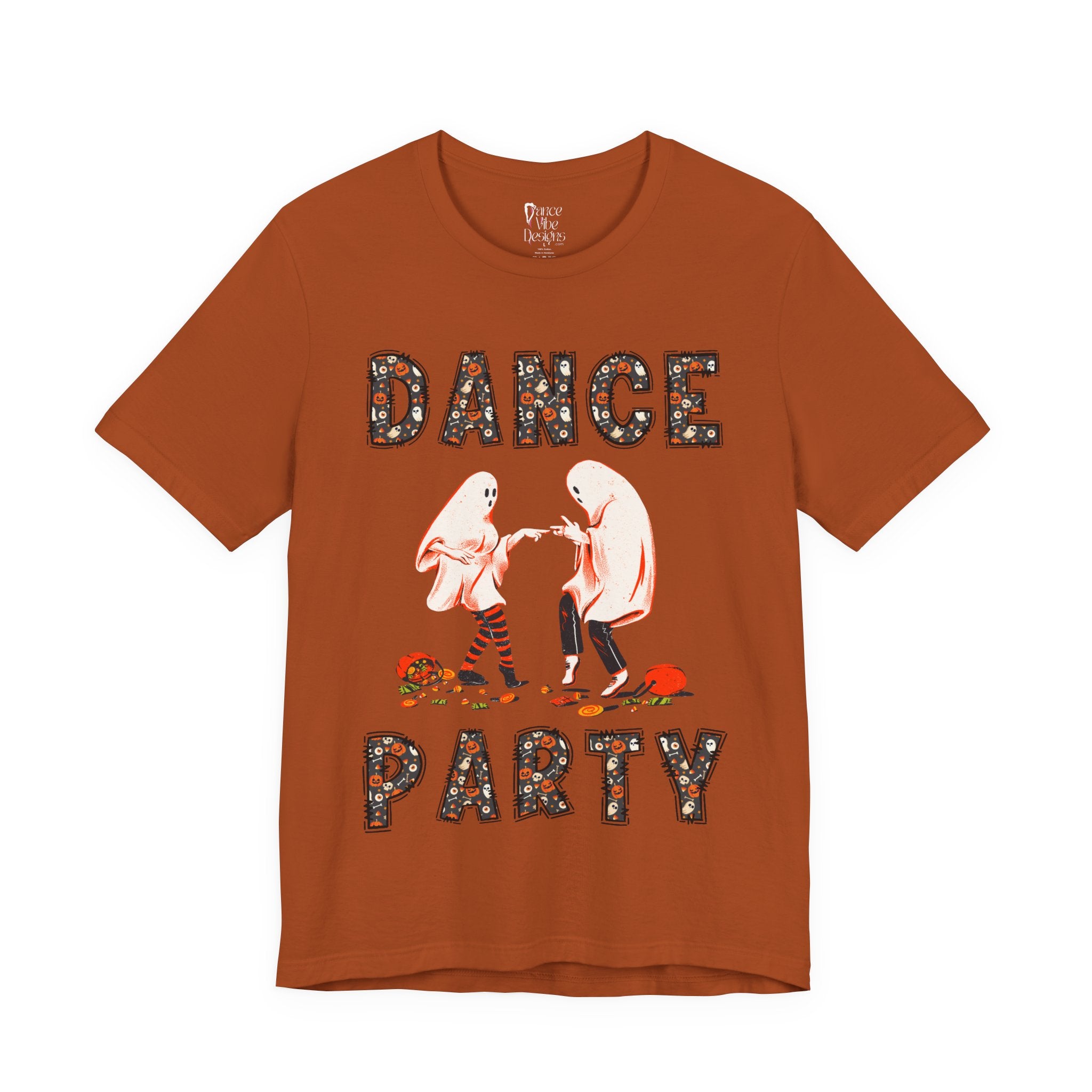 Adult Halloween Dance Party Graphic T-Shirt