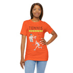 Adult Tennis Game Set Match Graphic T-Shirt