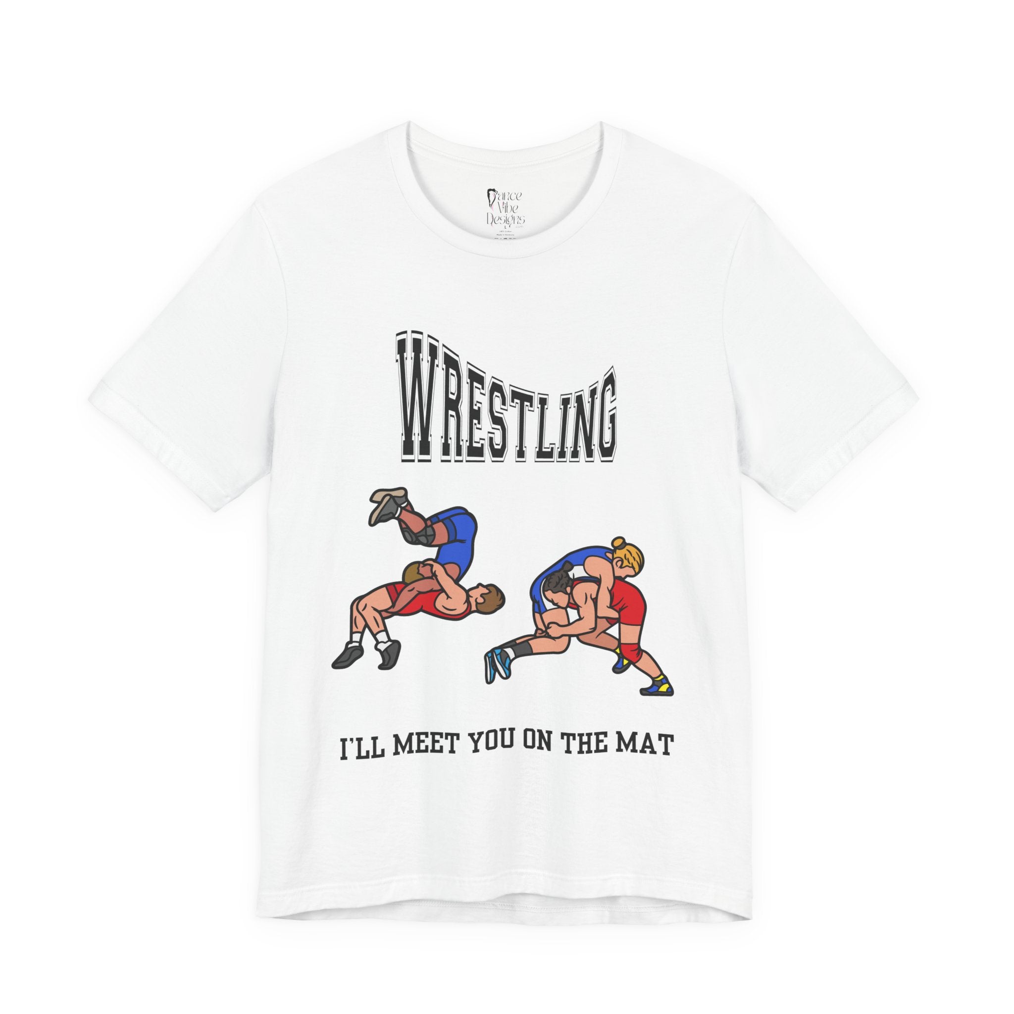 Adult Wrestling I'll Meet You On The Mat Graphic T-Shirt