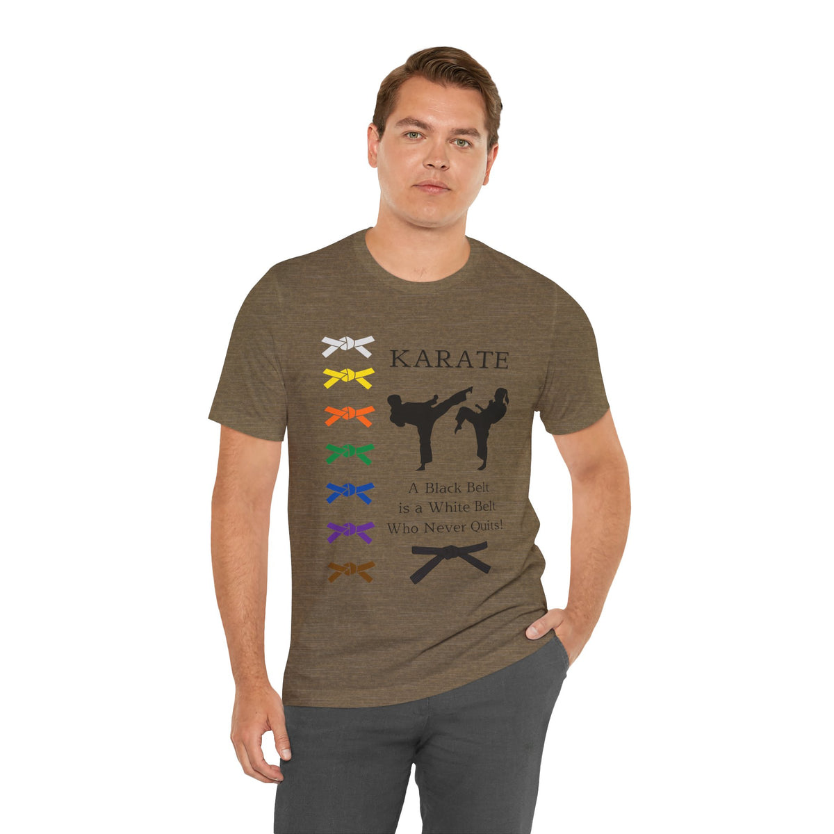 Adult Karate Belts Graphic T-Shirt