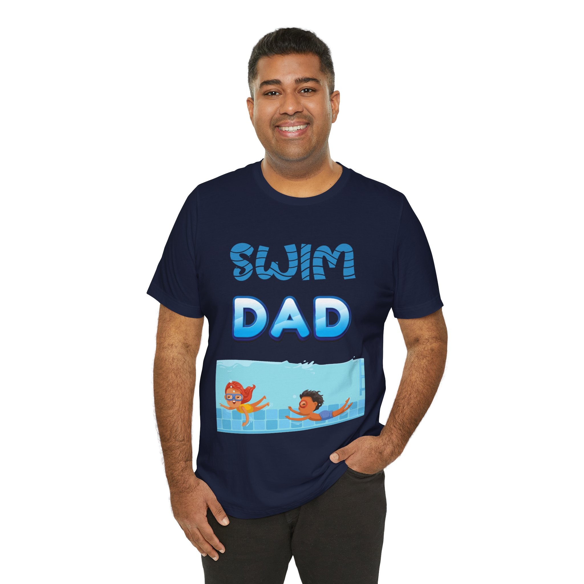 Adult Dad Swim Graphic T-Shirt