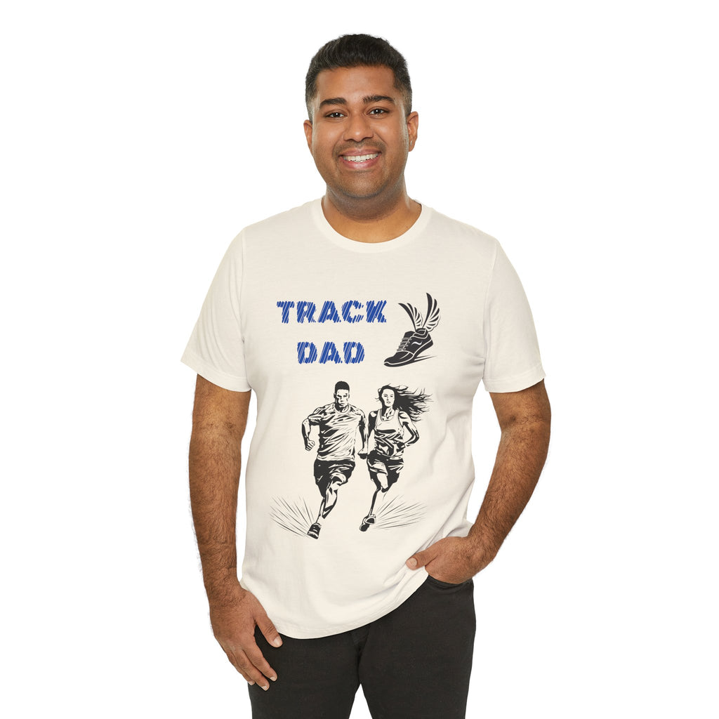 Adult Dad Track Graphic T-Shirt