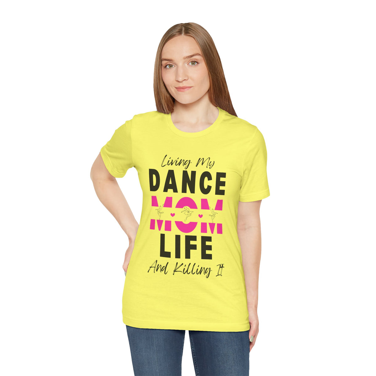 Adult Living My Best Dance Mom Life Graphic T-Shirt