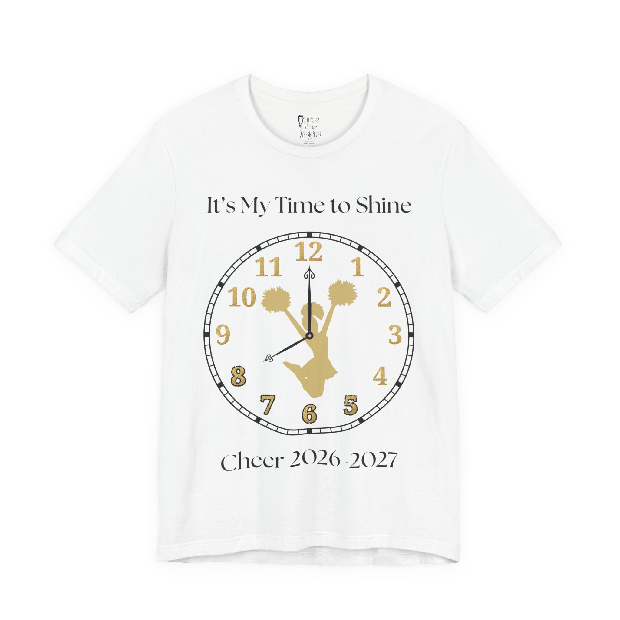 Adult Cheer My time to Shine 2026 Graphic T-Shirt