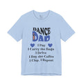 Adult Funny Dance Dad Checklist Graphic T-Shirt