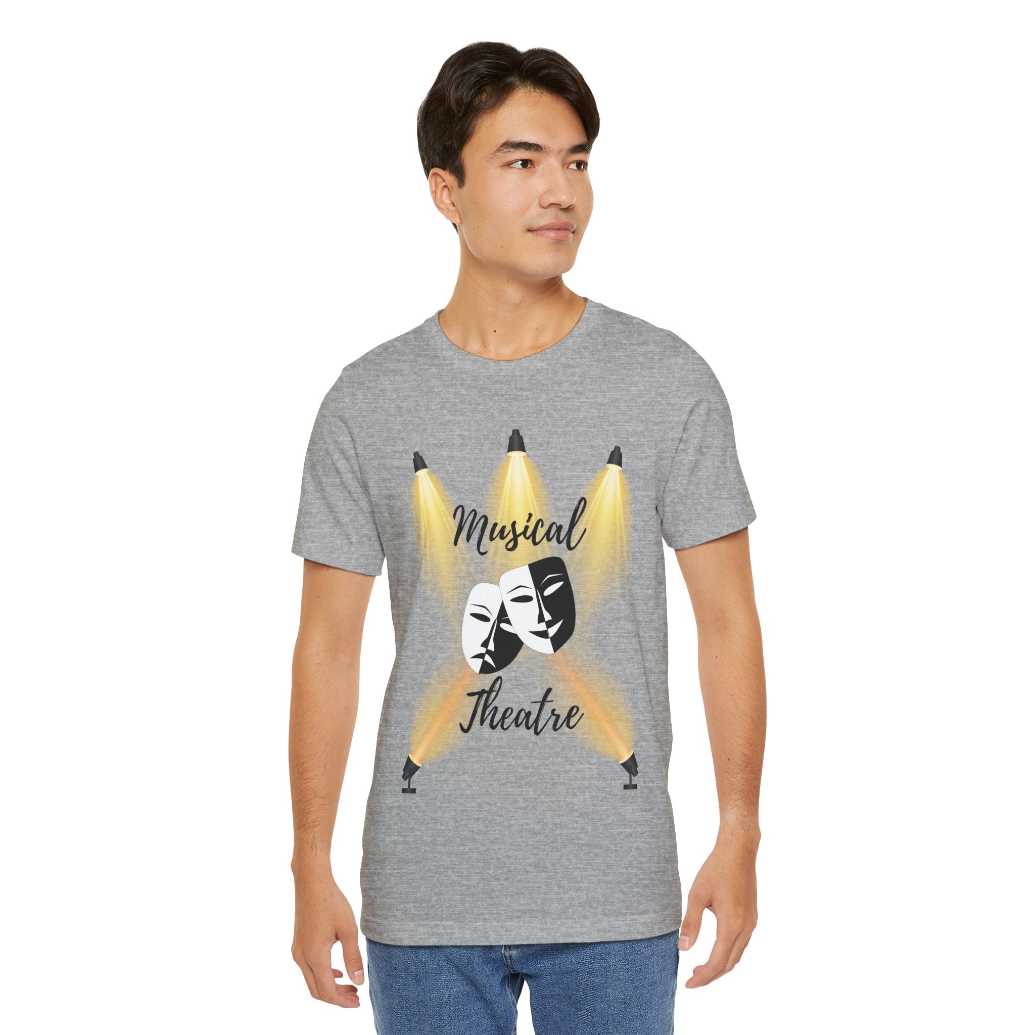Adult Musical Theater Spotlight Graphic T-Shirt