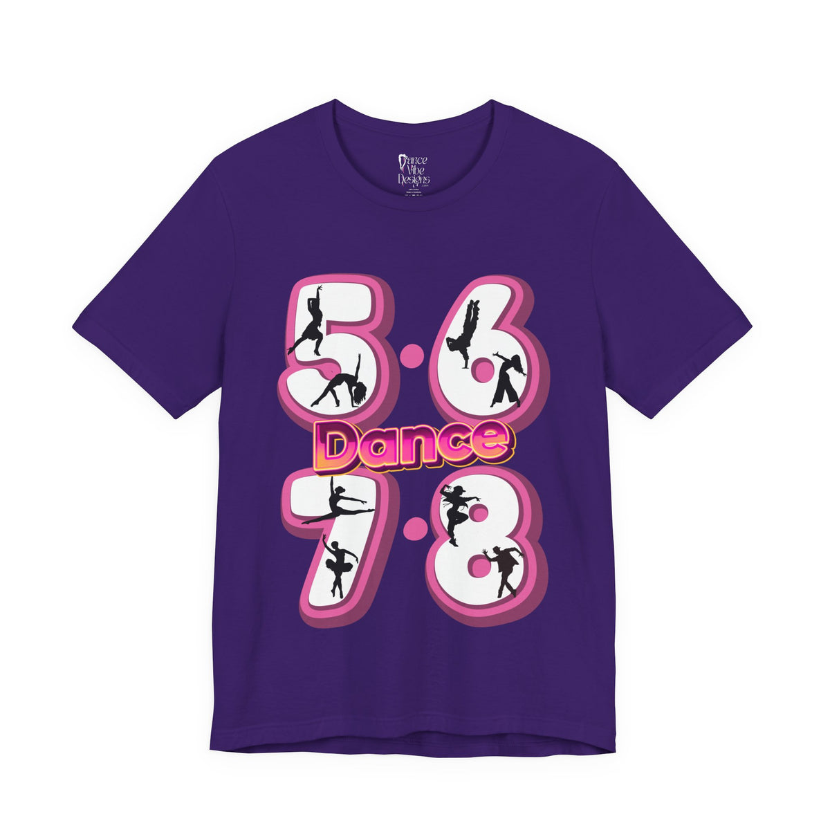 Adult 5 6 7 8 Dance Graphic T-Shirt