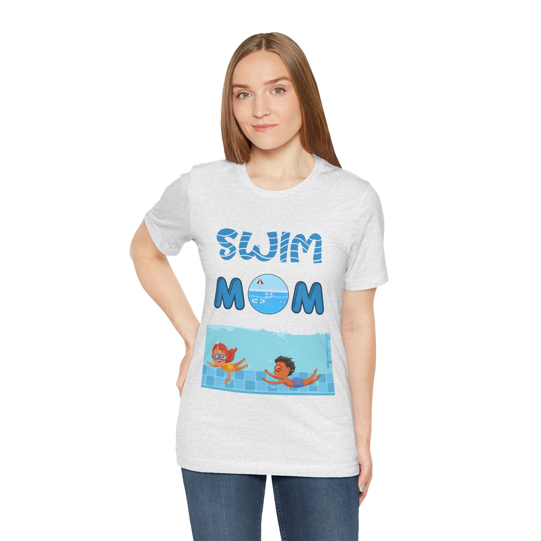 Adult Mom Swim Graphic T-Shirt