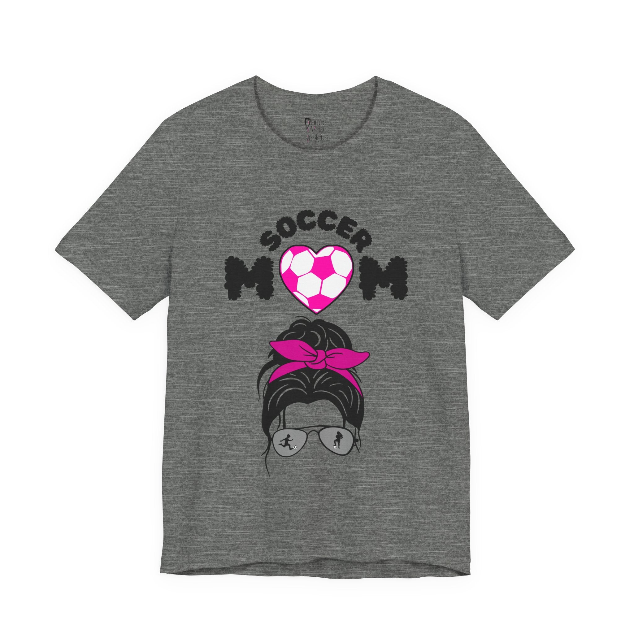 Adult Mom Soccer Graphic T-Shirt