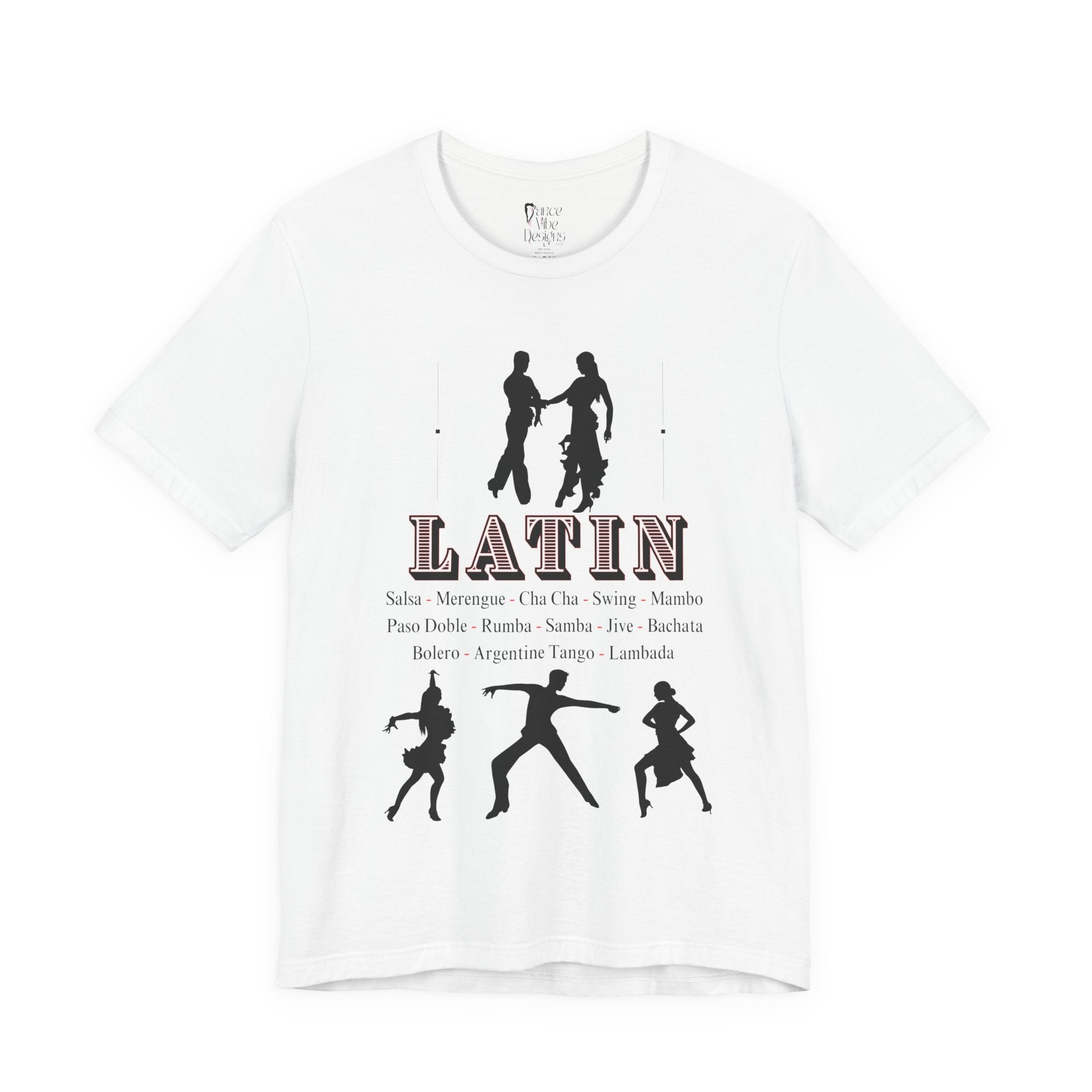Adult Latin Ballroom Dancers Graphic T-Shirt