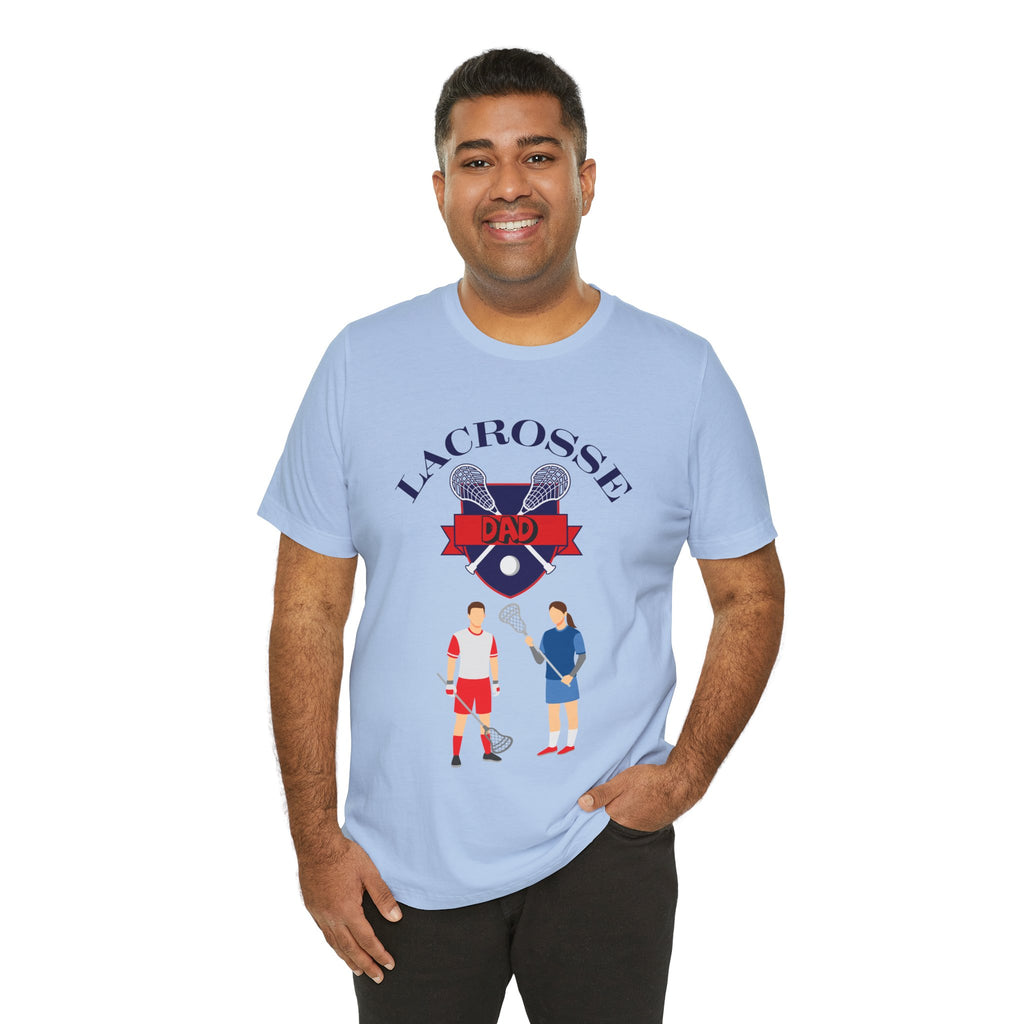 Adult Dad Lacrosse Graphic T-Shirt